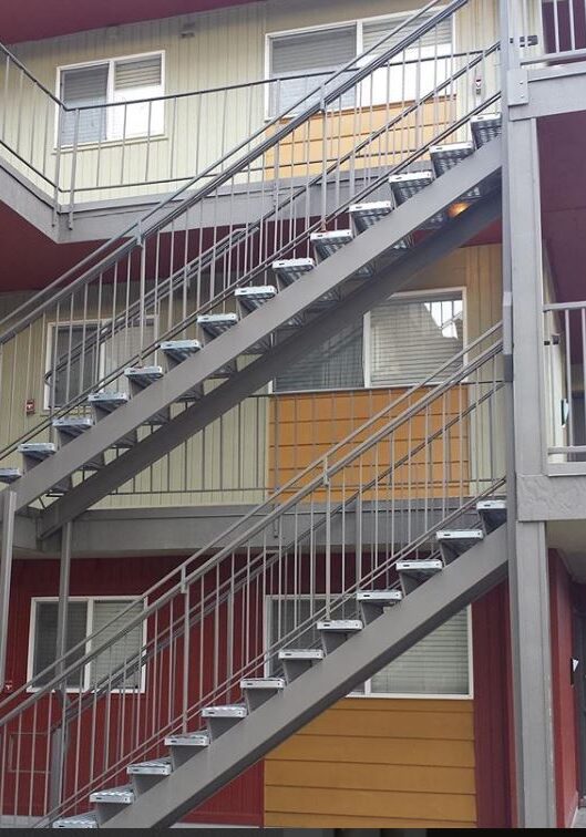 Steel and Concrete Stairs